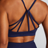 HKMX Brassière de sport de niveau 1, Bleu