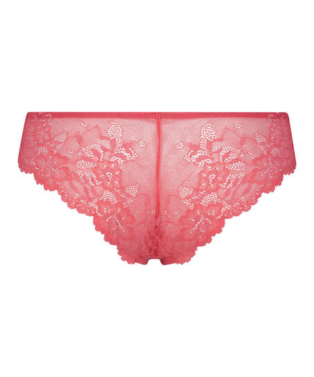 Slip br&eacute;silien Crystal Lace, Rose