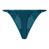Tanga Margot jambe haute, Bleu