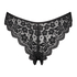 Slip brésilien jambe haute, Noir
