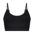 ﻿Bralette à lanières, Noir