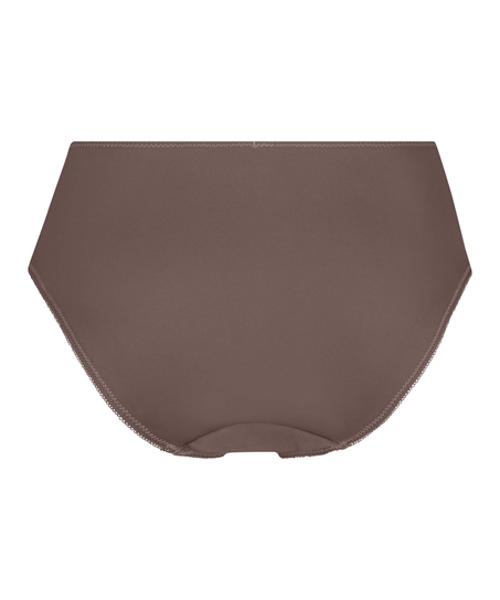 Slip taille haute Diva, Marron
