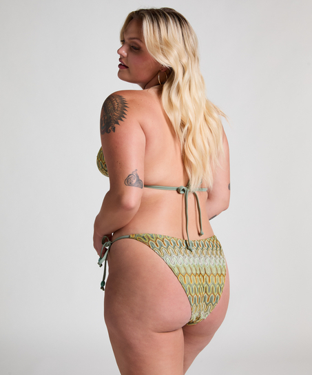 Haut de bikini triangle Cali, Vert