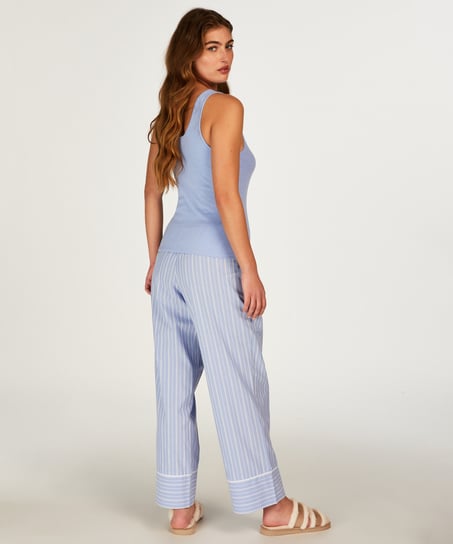 Pantalon de pyjama en Coton, Bleu