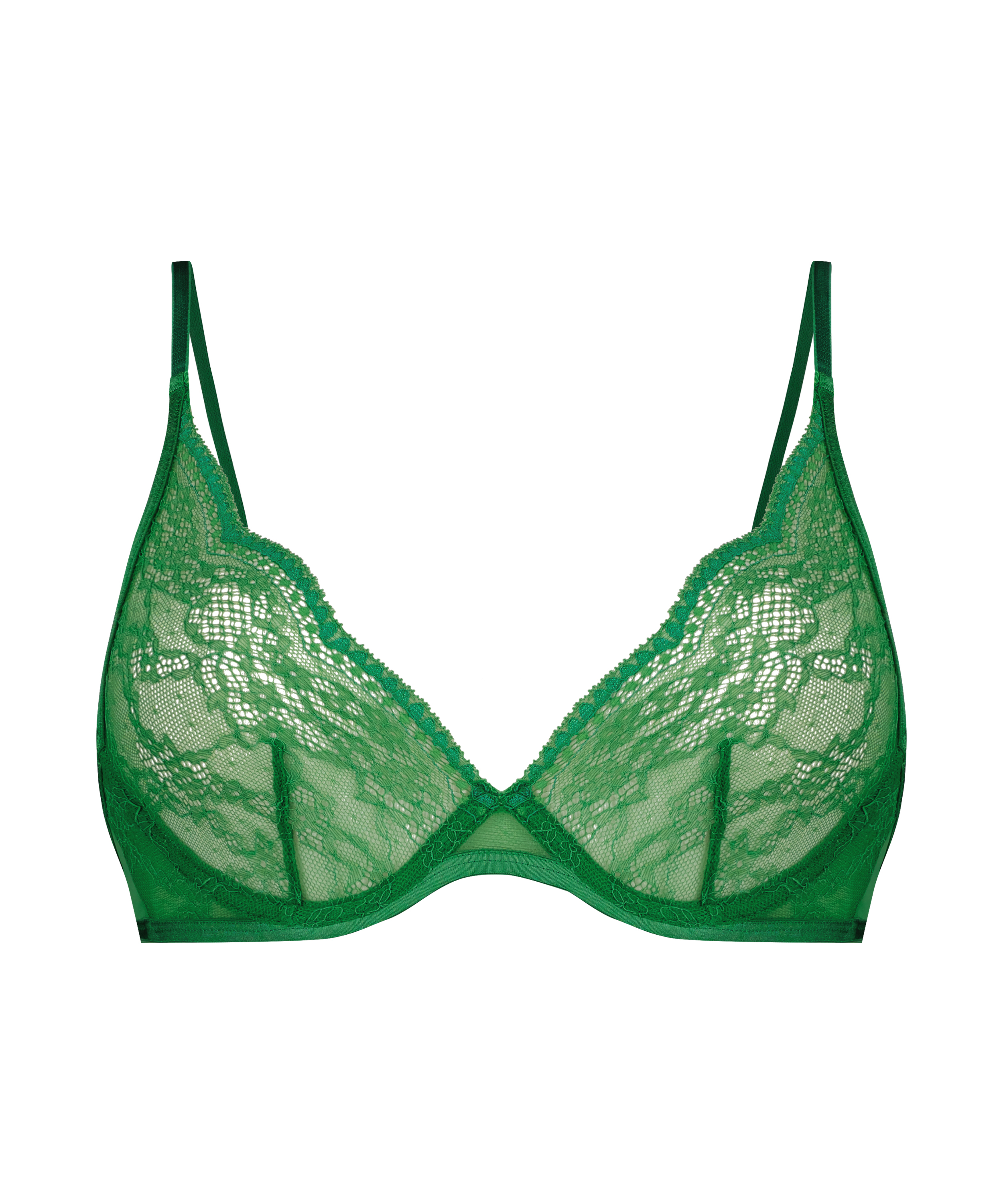 Soutien-gorge à armatures non-préformé Isabelle, Vert, main