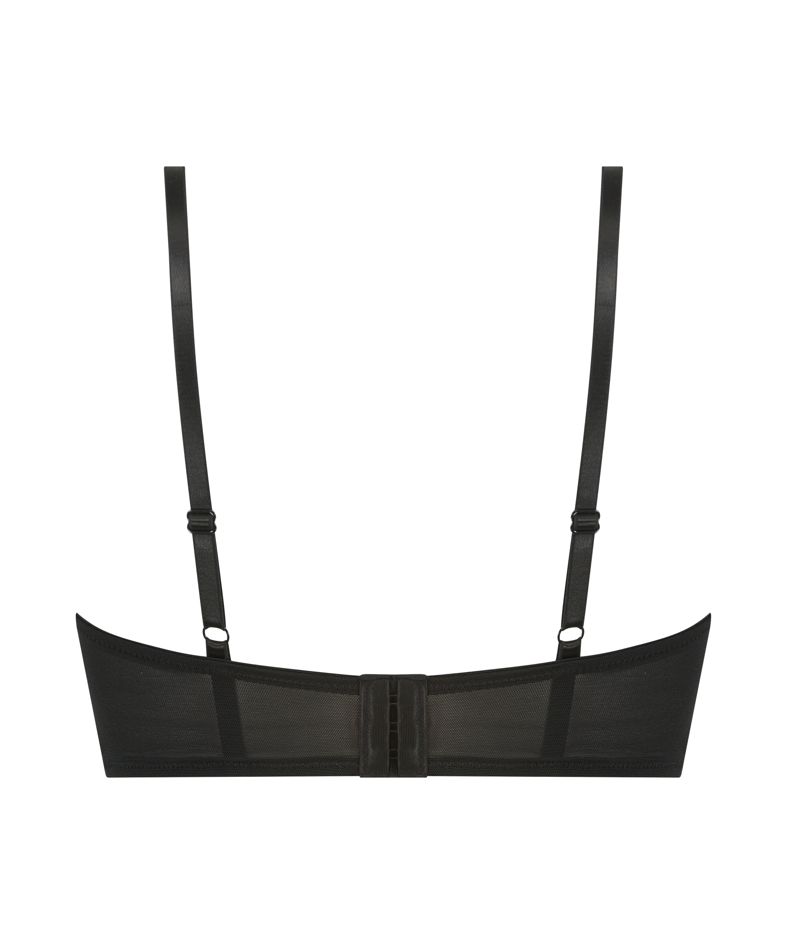 Soutien-gorge à armatures non-préformé longline Emily, Noir, main