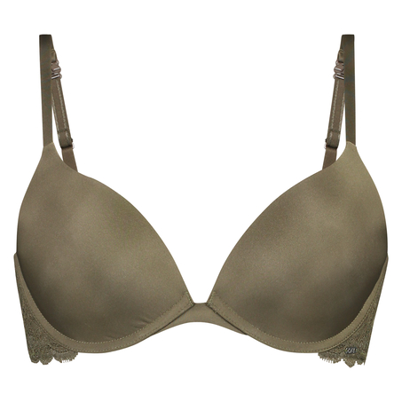 Soutien-gorge &agrave; armatures pr&eacute;form&eacute; push-up Angie, Vert