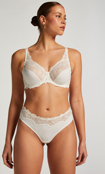 Boxer string Diva, Blanc