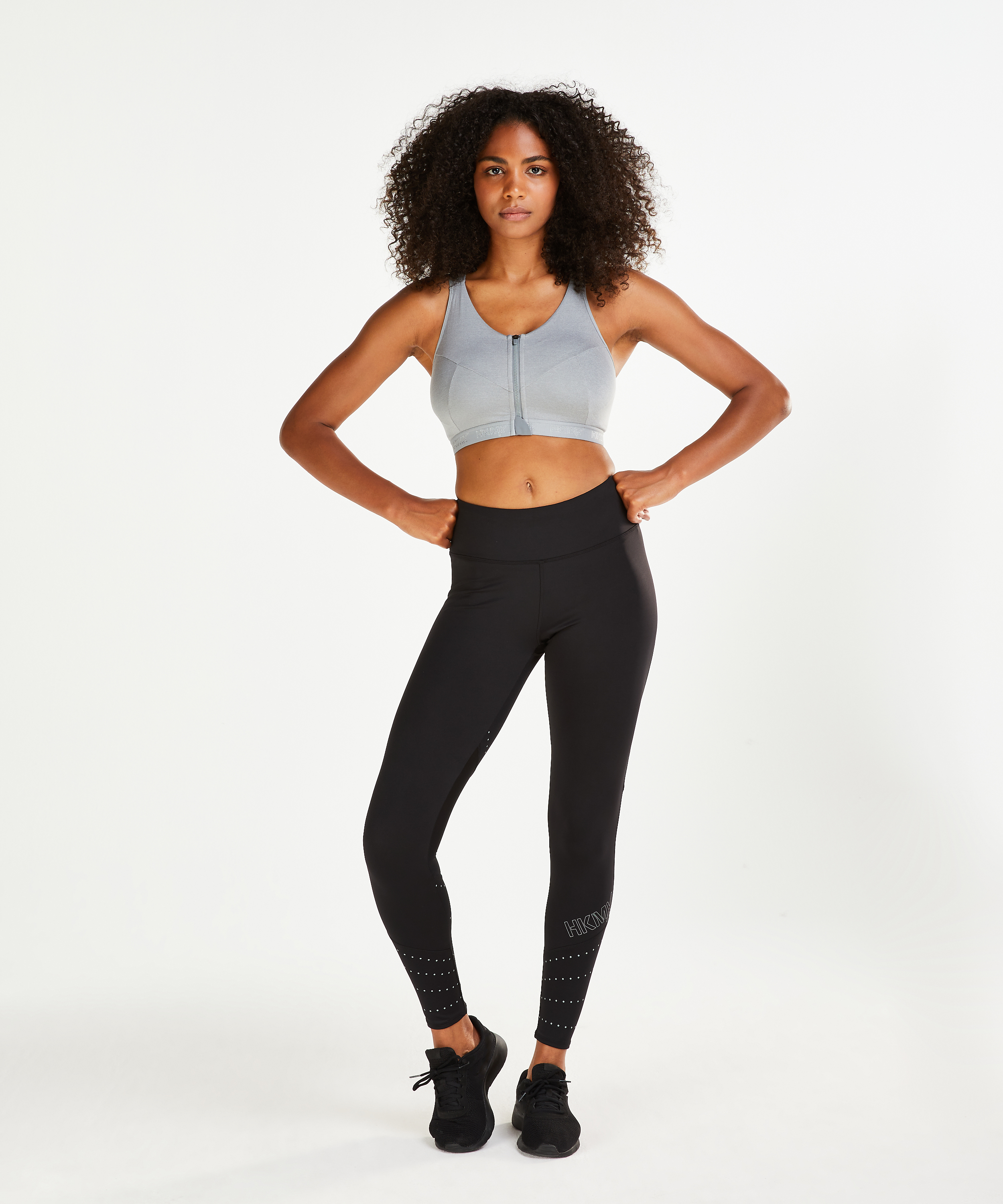 HKMX Soutien-gorge de sport The Pro Maintien niveau 3, Gris, main