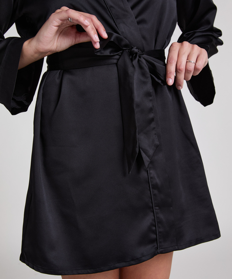 Kimono Satin, Noir