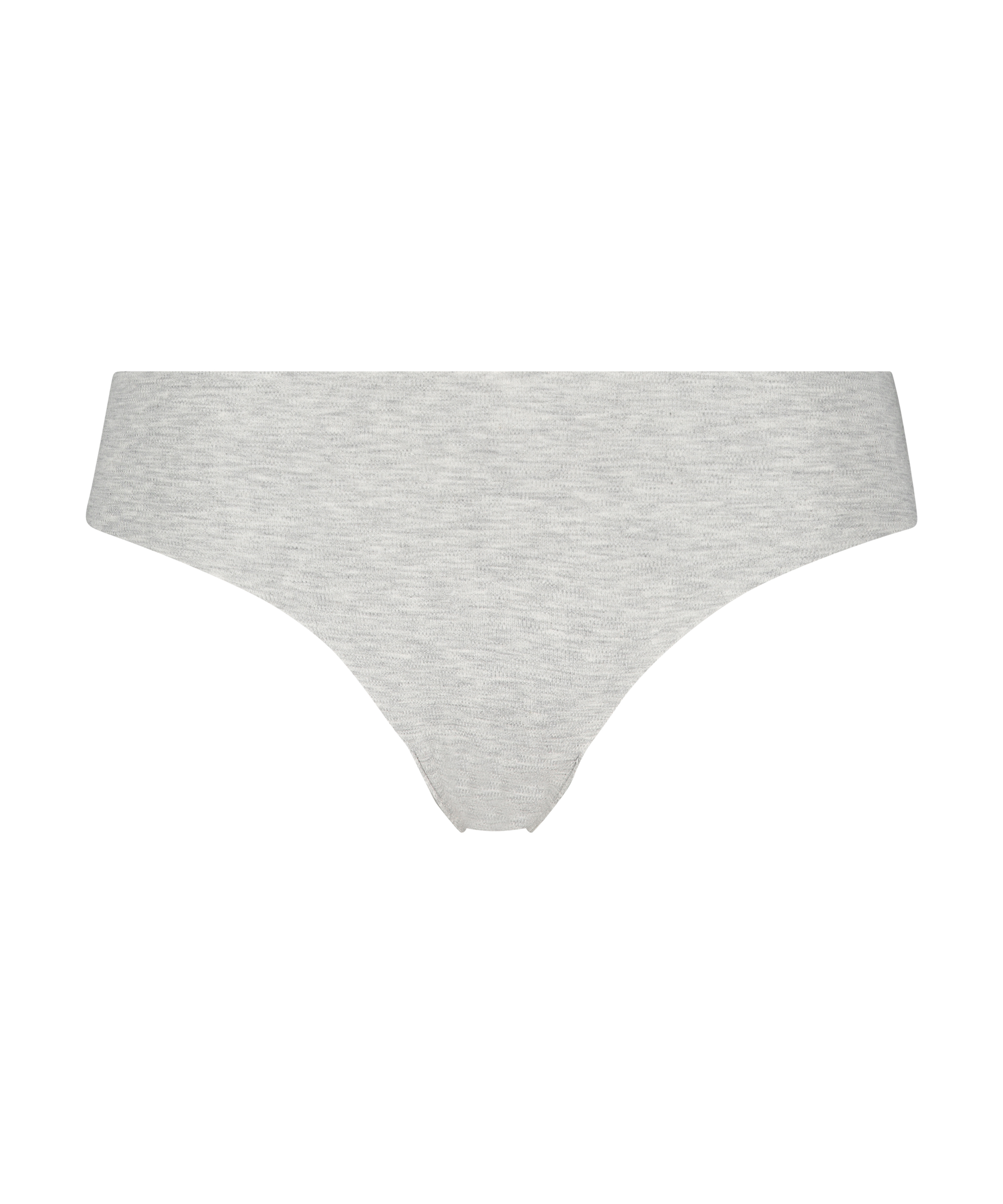 Slip brésilien invisible en coton, Gris, main