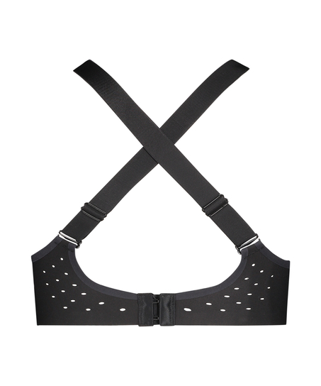 HKMX Brassière de sport The Infinity Level 2, Noir