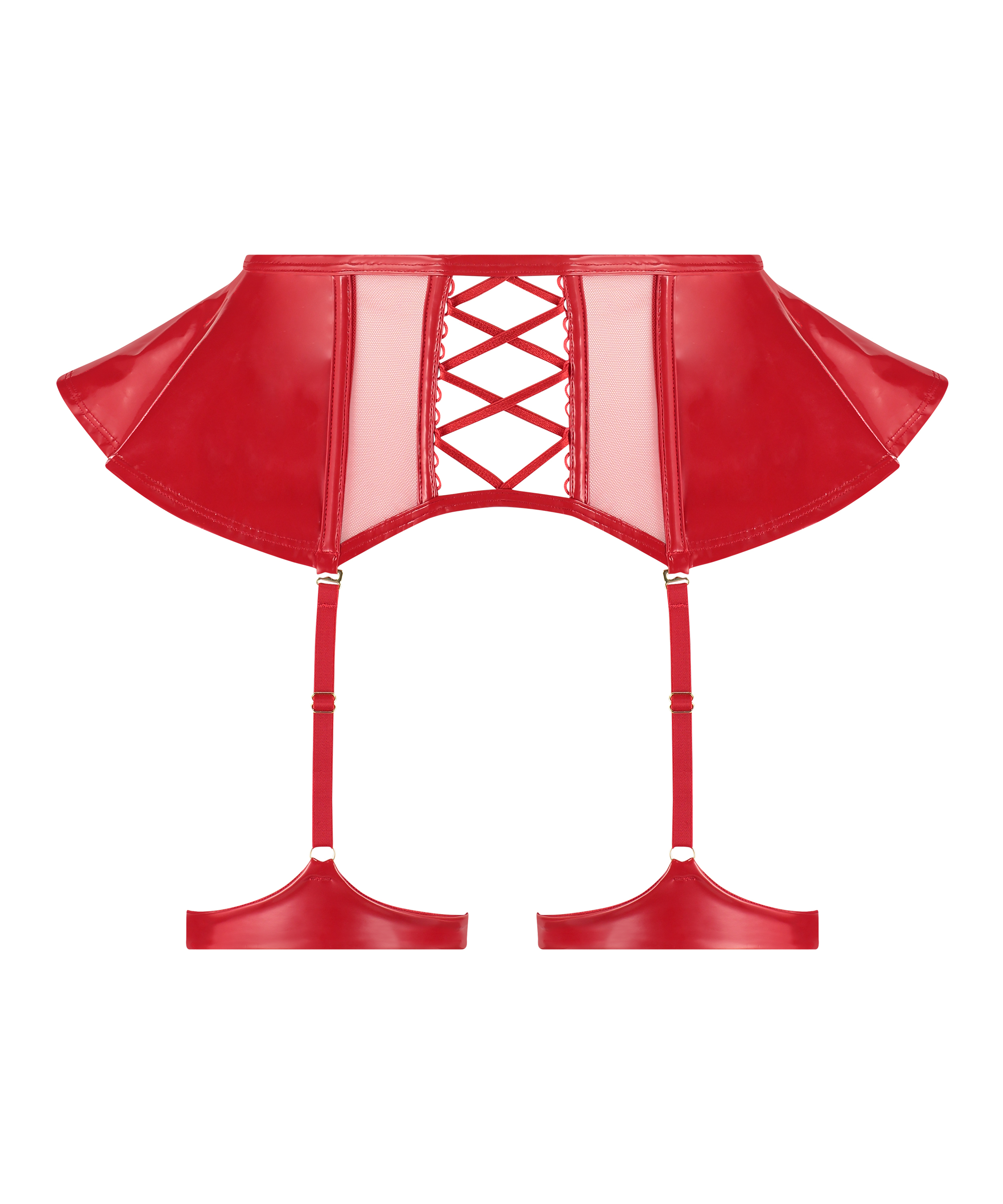 Porte-jarretelles Rouge ALTERNATIVE PARIS – Taille L (3) – Neuf Avec étiquettes