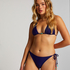 Haut de bikini triangle Doha, Bleu