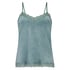 Camisole velours Dentelle, Vert