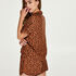 Short de pyjama, marron