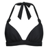 Haut de bikini triangle Luxe, Noir