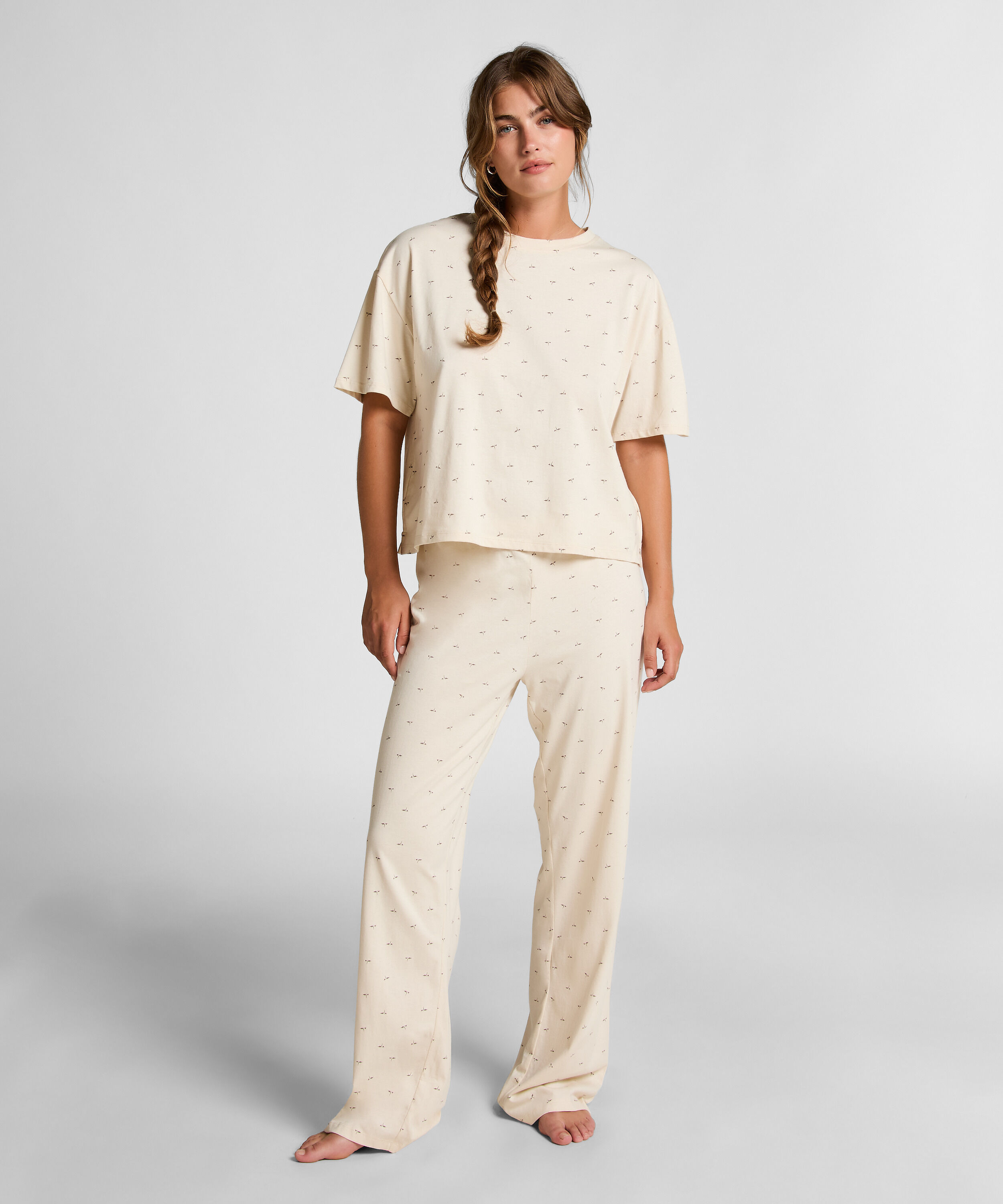 Pyjama set, Blanc Pyjama set, Blanc