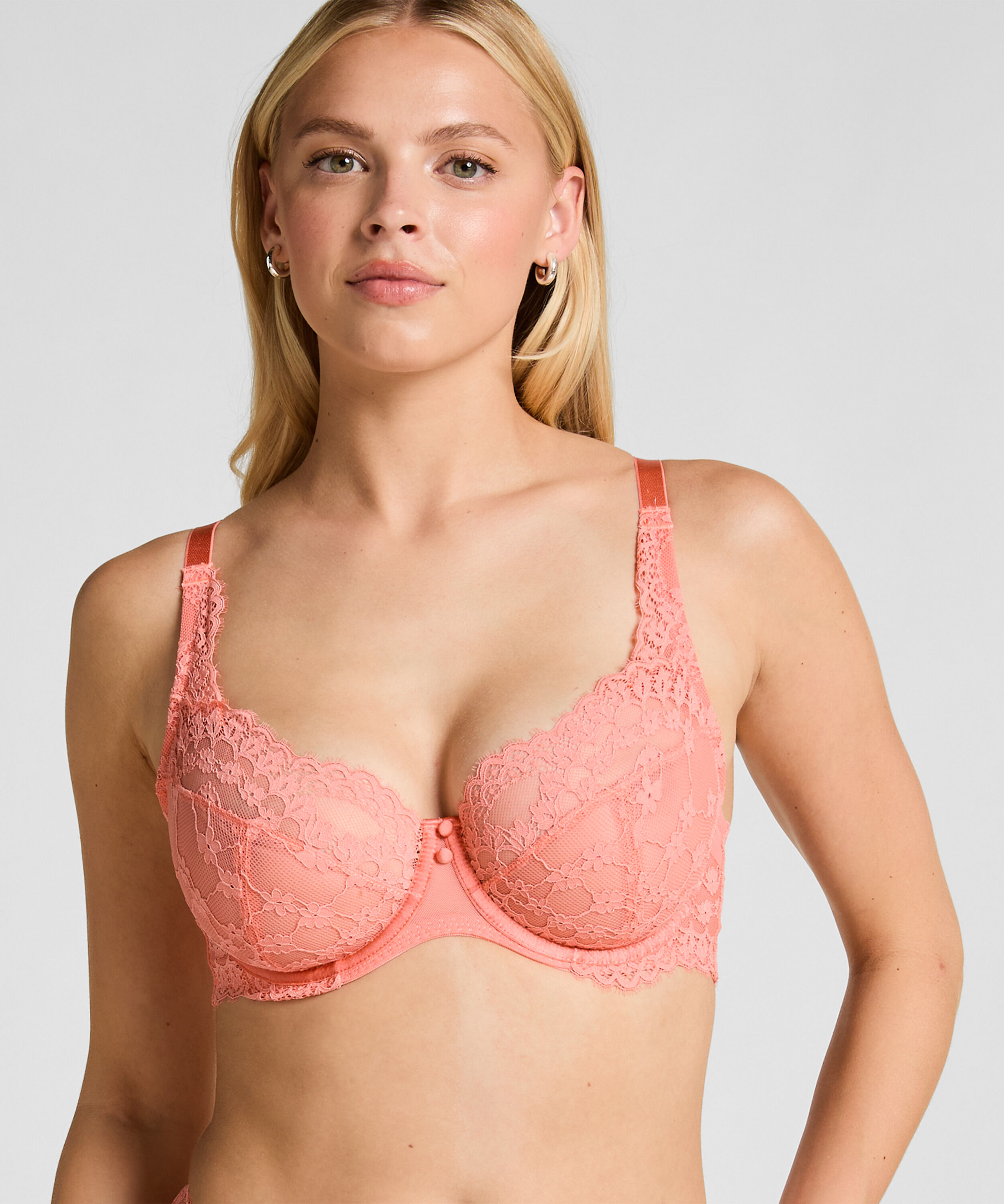Soutien-gorge à armatures non-préformé Daisy, Rose