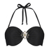 Haut de bikini Bandeau Yucatan, Noir