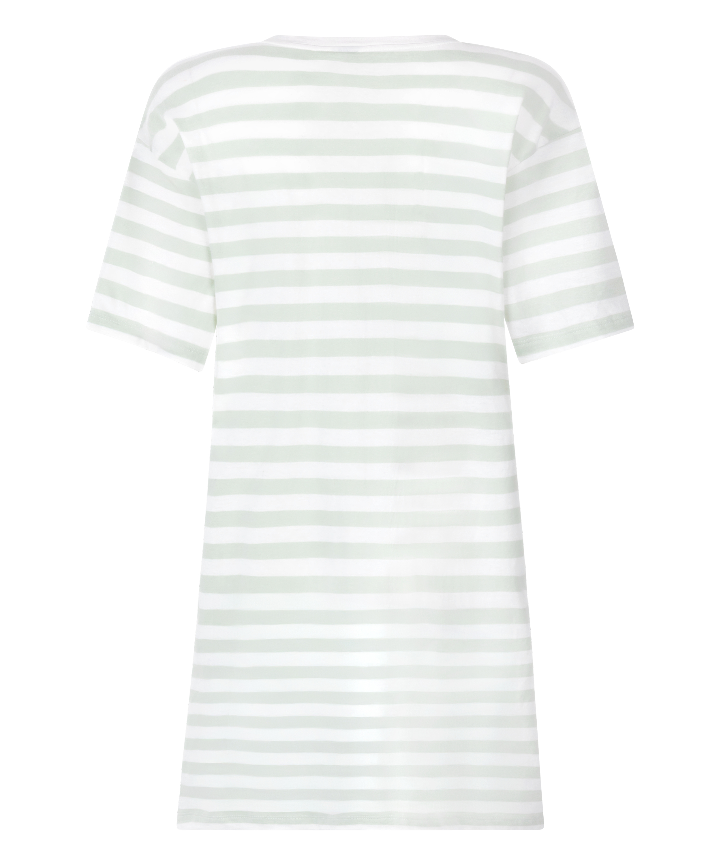 Chemise de nuit à col rond, Vert, main