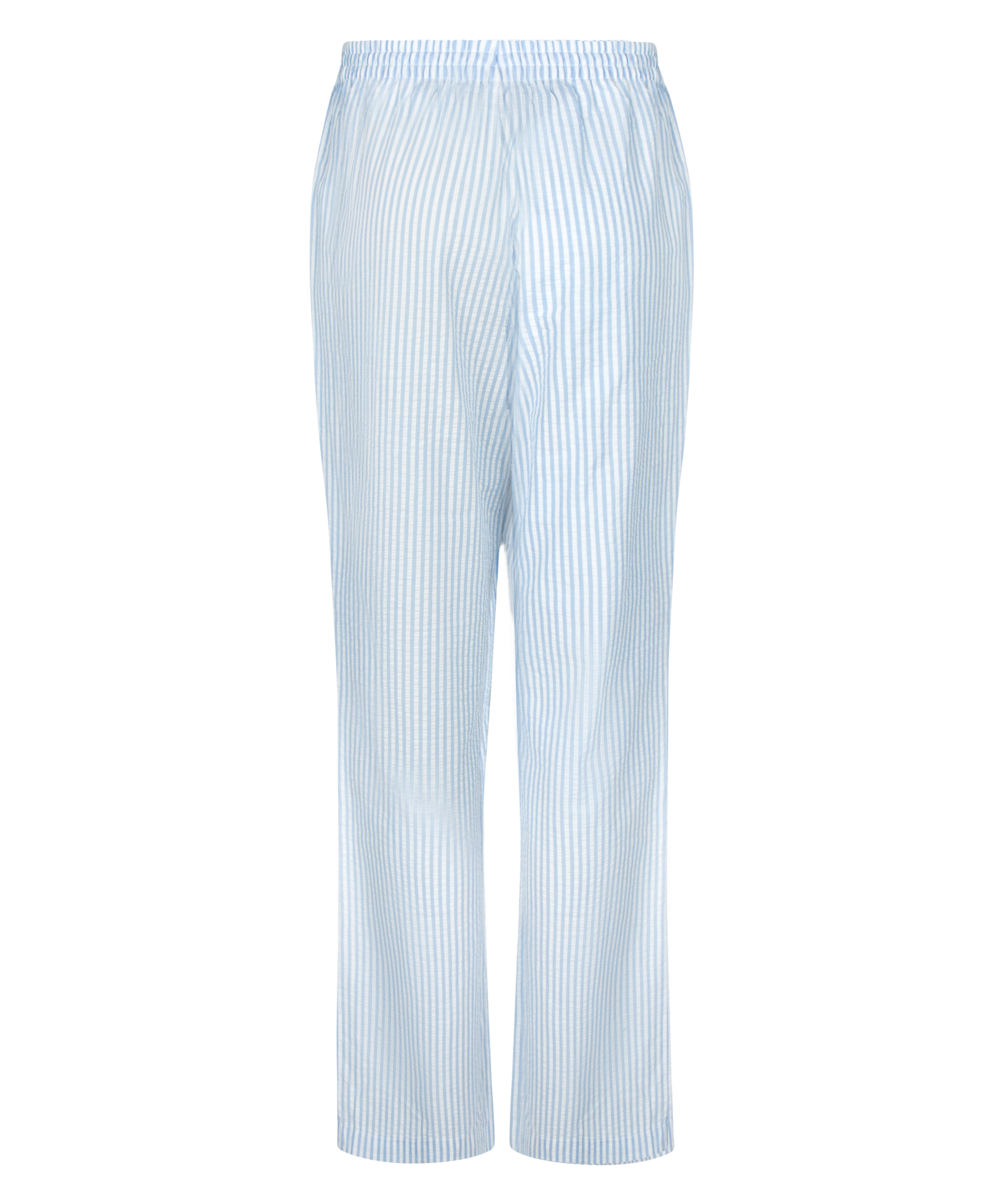 Pantalon de pyjama en Coton, Bleu, main