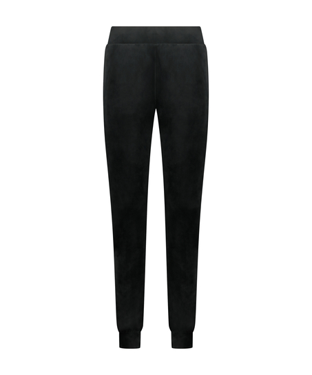 Pantalon de jogging Velours, Noir