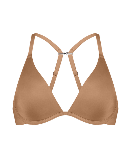 Soutien-gorge &agrave; armatures non-pr&eacute;form&eacute; Smooth, Marron