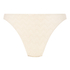 Slip de Bikini Crochet, Blanc