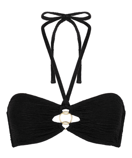 Haut de bikini bandeau Lima Bahamas, Noir