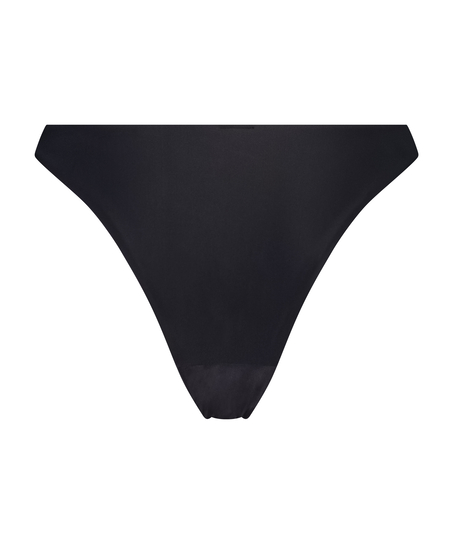 Bas de bikini échancré Juicy, Noir