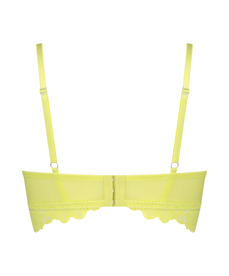 Soutien-gorge pr&eacute;form&eacute; sans armatures longline Shiloh, Jaune
