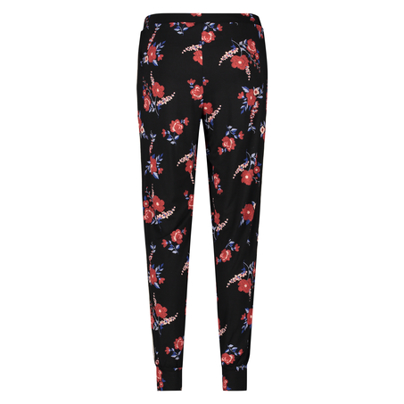 Pantalon de pyjama Jersey, Noir