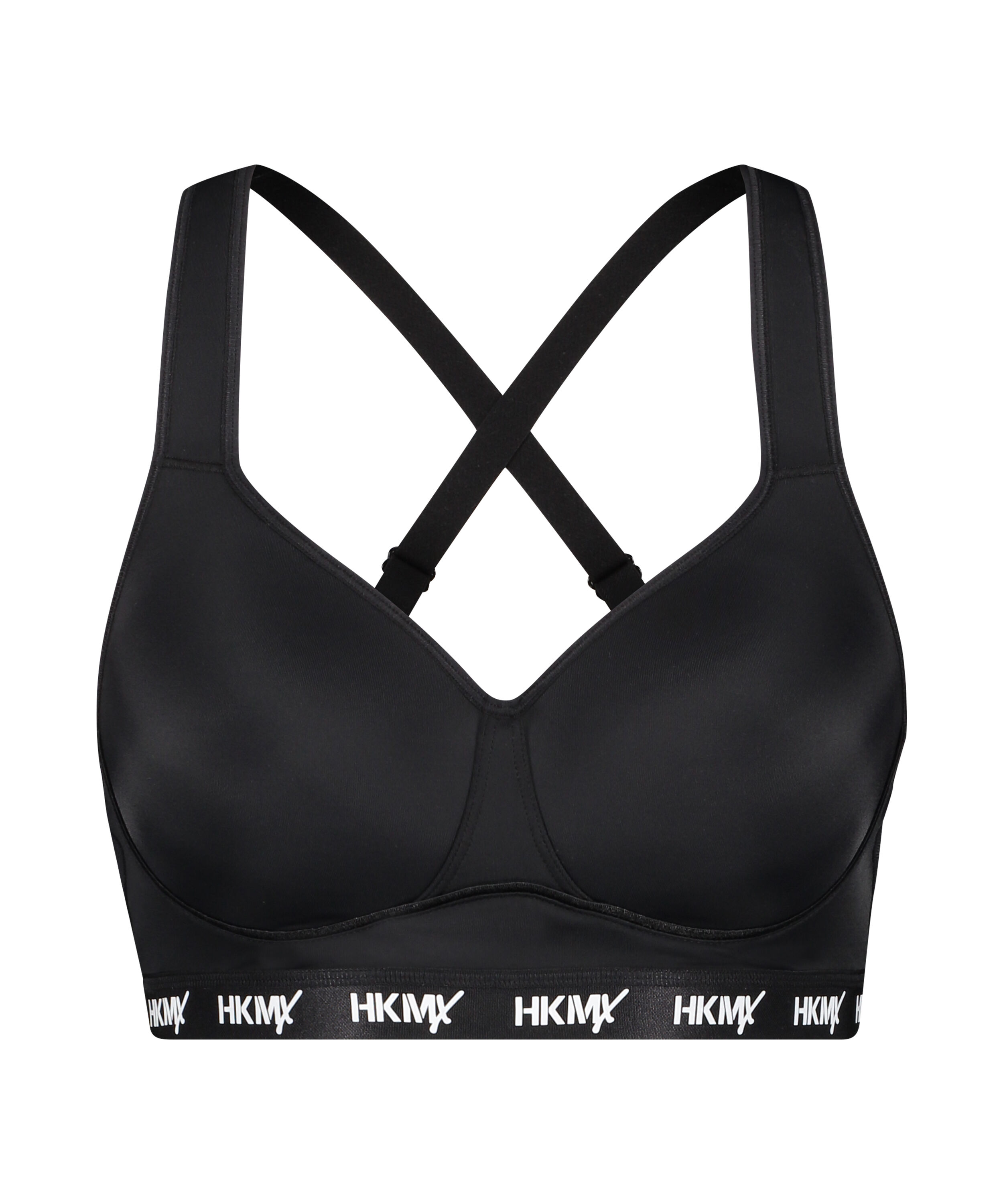 HKMX Soutien-gorge de sport The All Star Maintien niveau 2, Noir