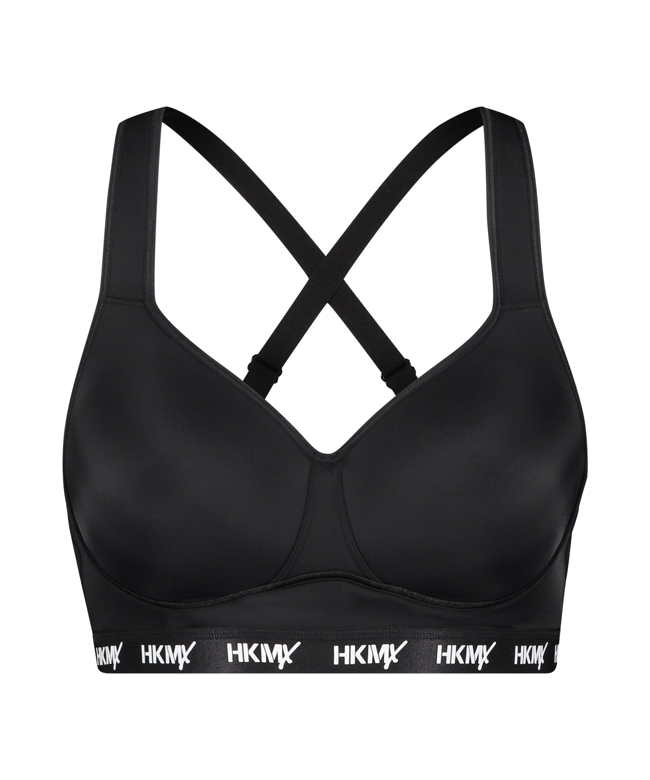 HKMX Soutien-gorge de sport The All Star Maintien niveau 2, Noir, main
