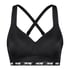 HKMX Soutien-gorge de sport The All Star Maintien niveau 2, Noir
