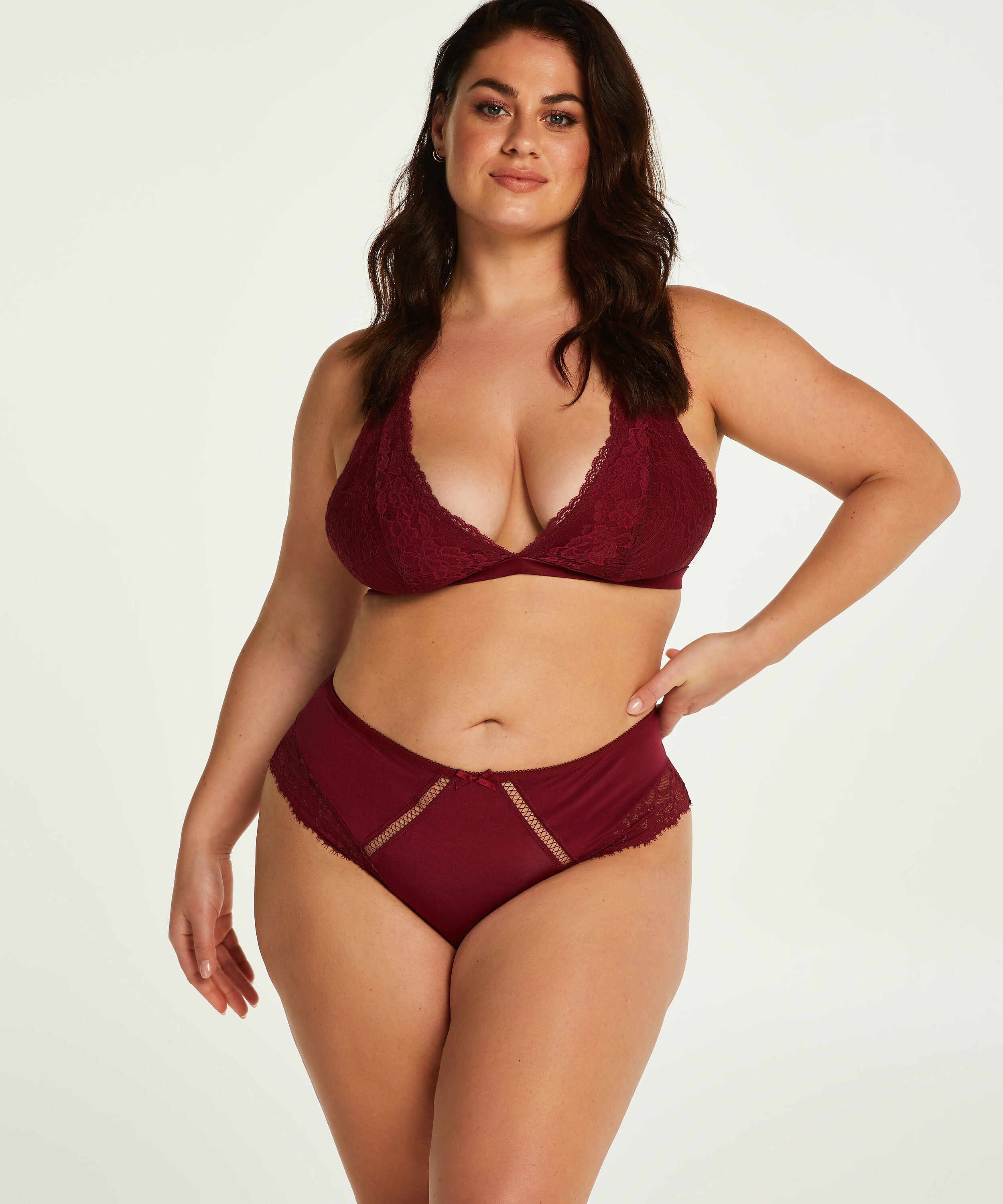 Slip brésilien Yvenne Curvy, Rouge Slip brésilien Yvenne Curvy, Rouge