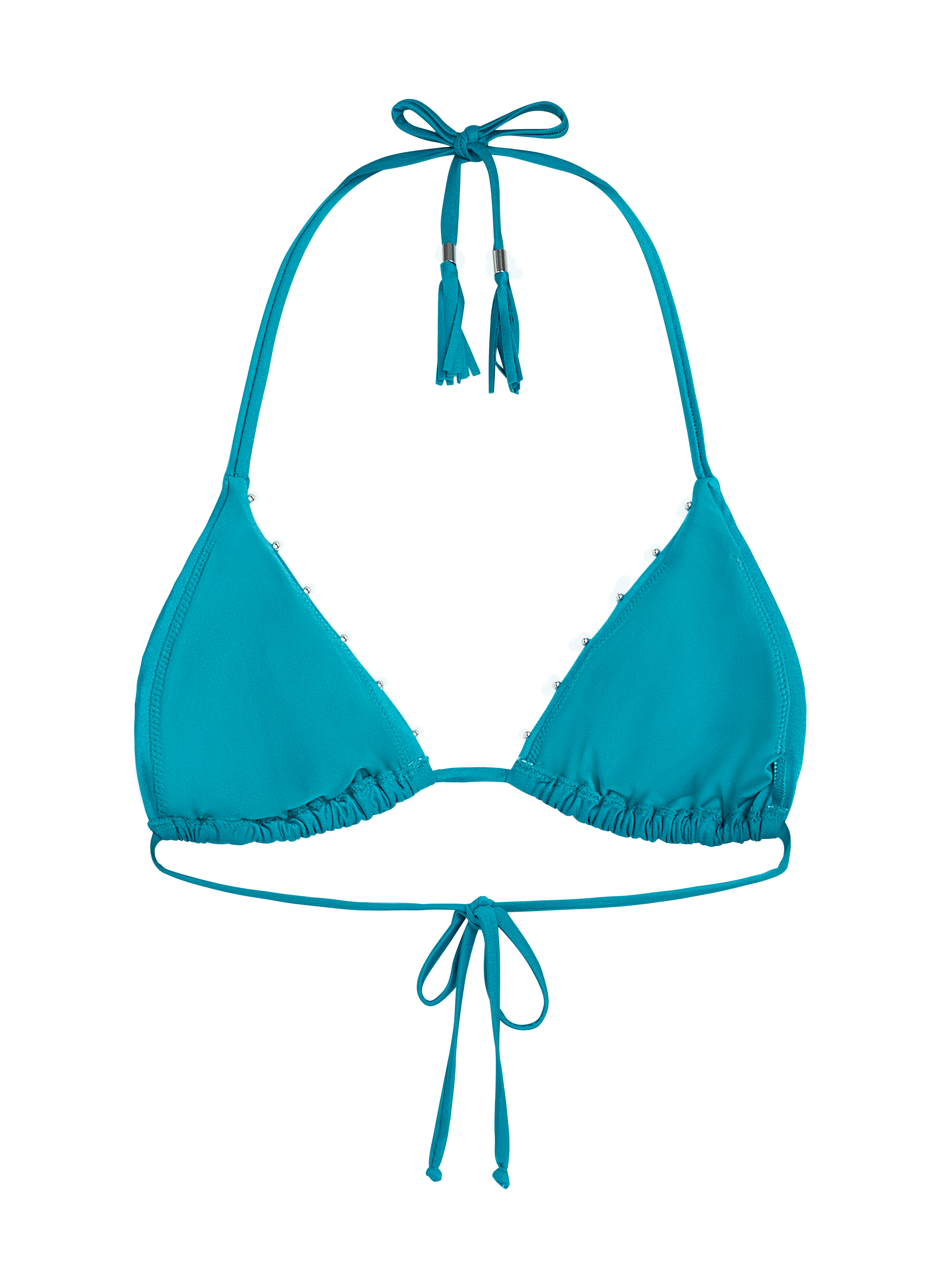 Haut de bikini triangle Aqua, Vert, main