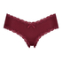 Slip br&eacute;silien V-shape micro, Rouge
