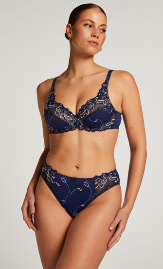 Soutien-gorge &agrave; armatures non-pr&eacute;form&eacute; Diva, Bleu