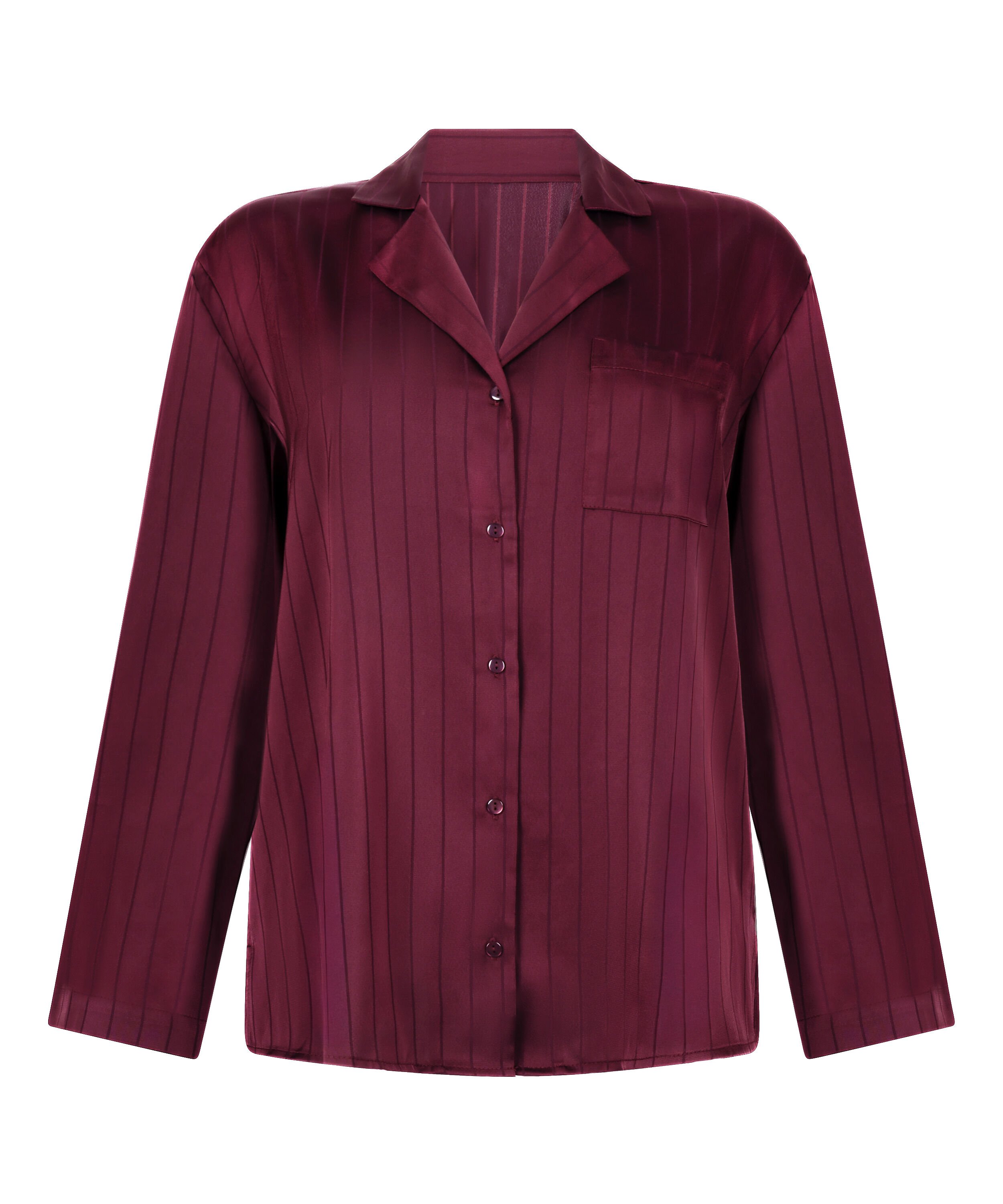 Veste en satin &agrave; rayures, Violet