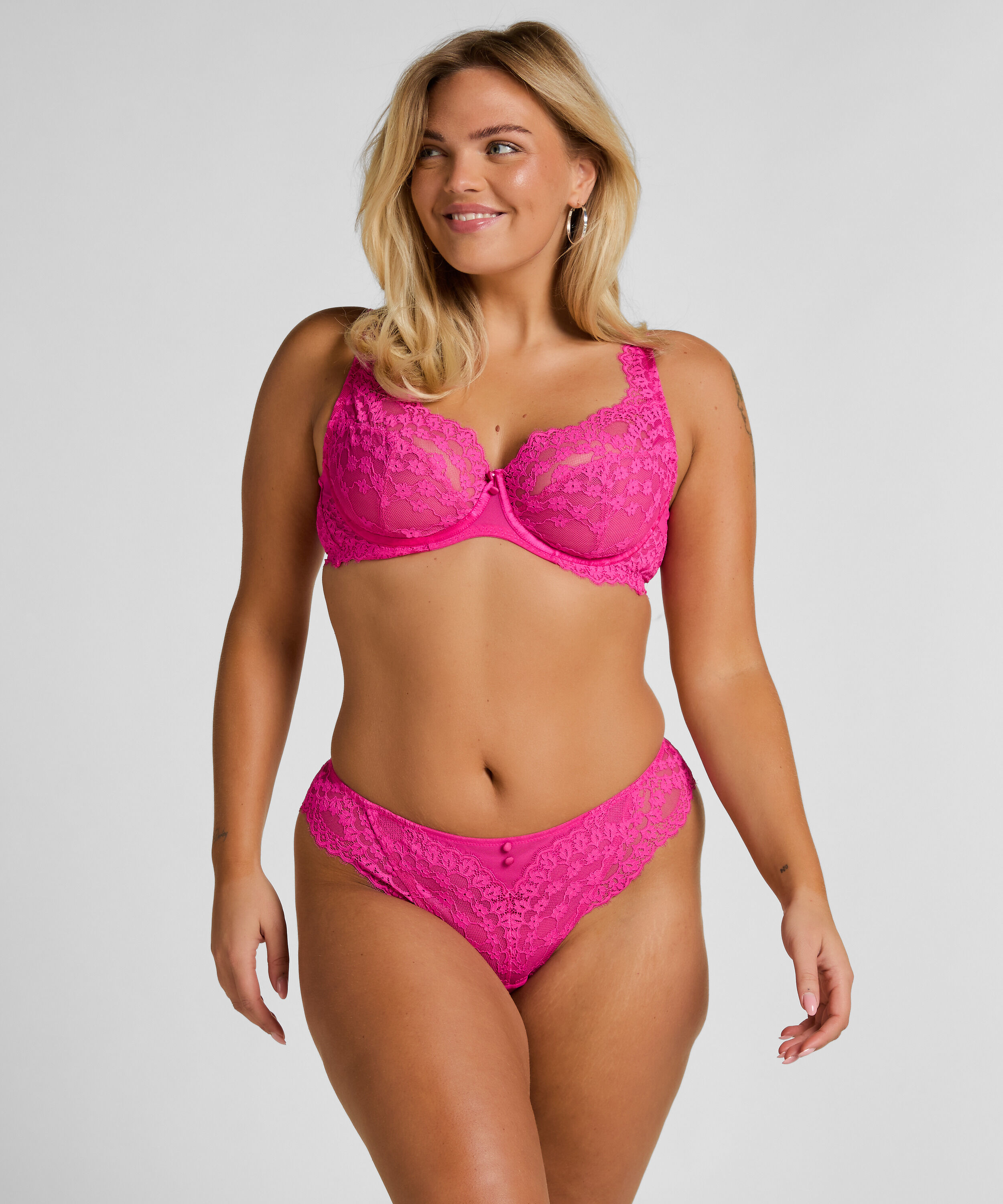Slip brésilien Daisy, Rose Slip brésilien Daisy, Rose