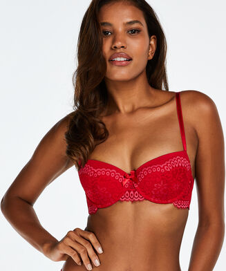 Soutien-gorge &agrave; armatures pr&eacute;form&eacute; Willow, Rouge