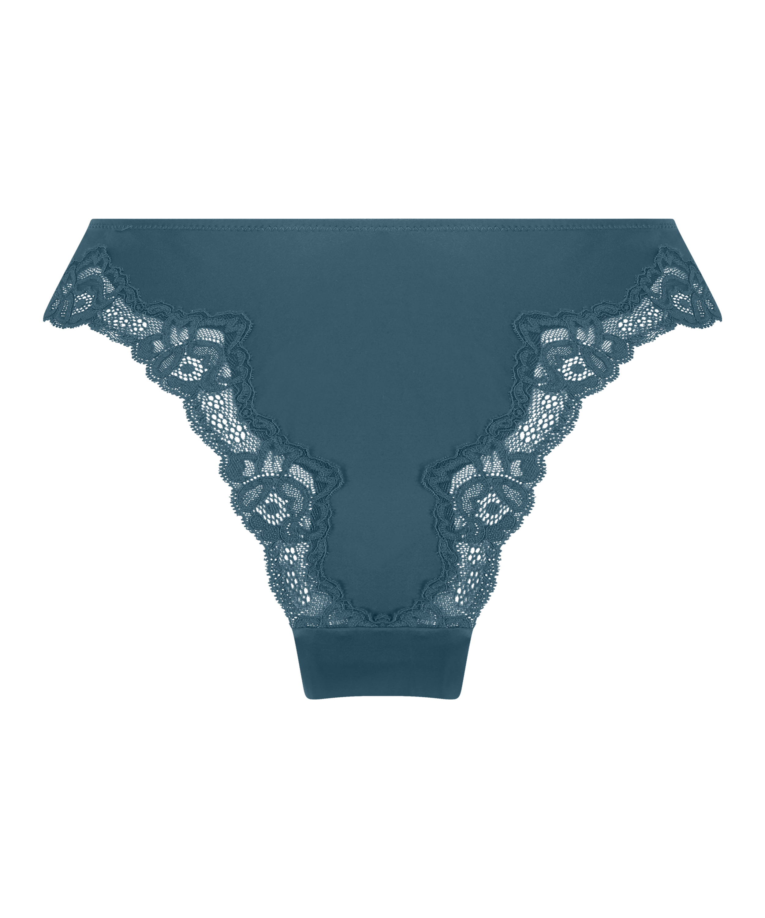 Slip brésilien Lace & Shine, Bleu, main