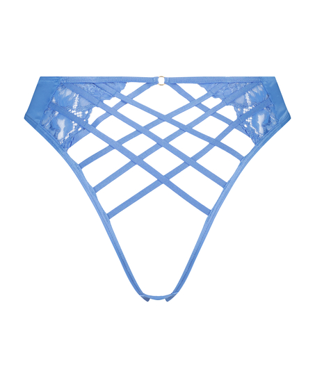 Slip br&eacute;silien ouvert Extrovert, Bleu