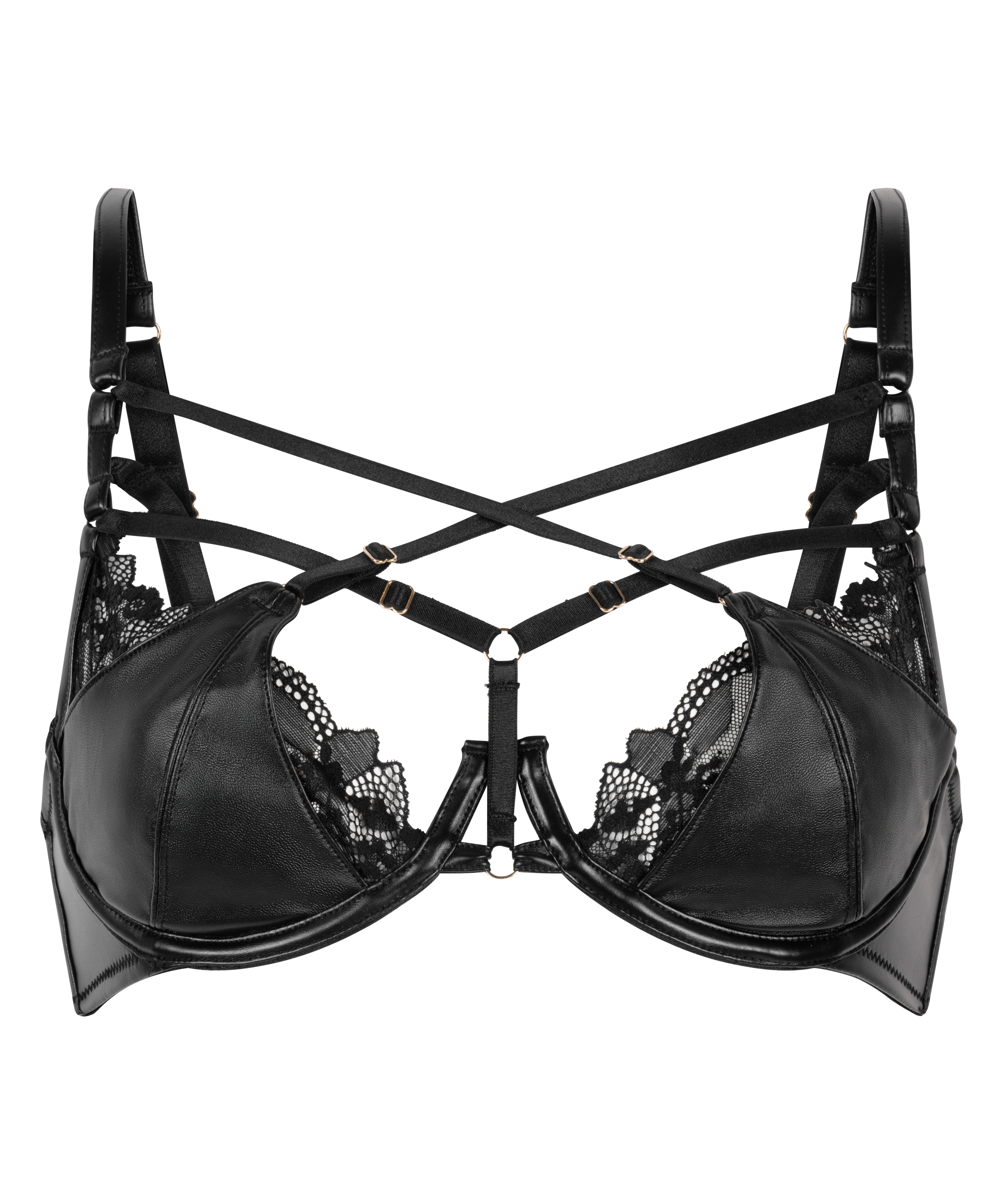 Soutien-gorge à armatures non préformé Nadia, Noir, main