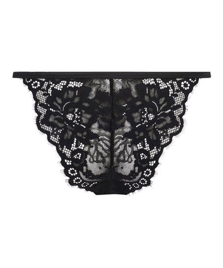 Slip br&eacute;silien Jacqueline, Noir