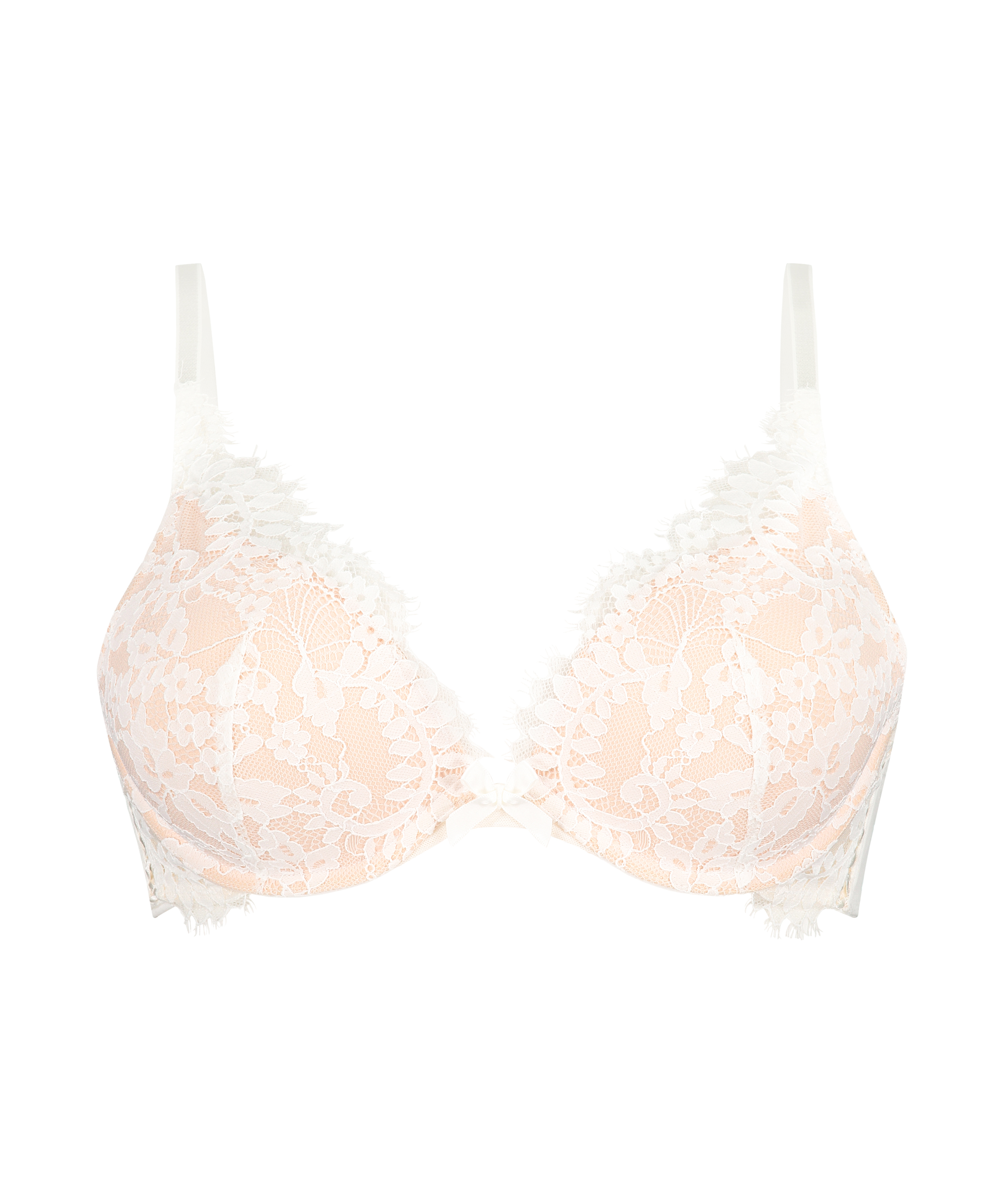 Soutien-gorge push-up à armatures Leyla, Blanc, main