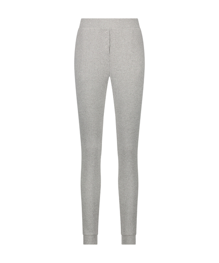 Pantalon de jogging côtelé à boutons, Gris