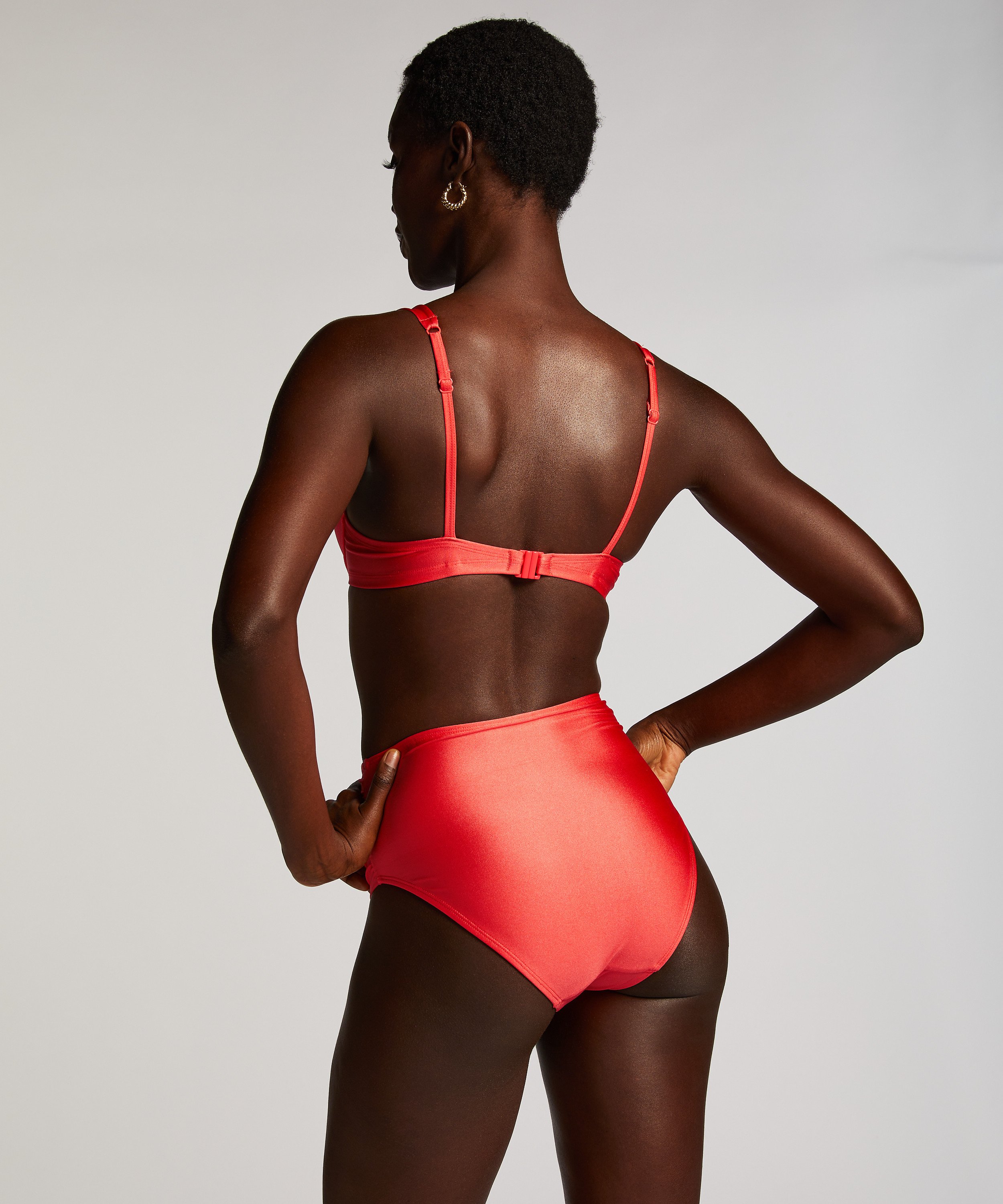 Slip de Bikini Costa Rio, Rouge, main